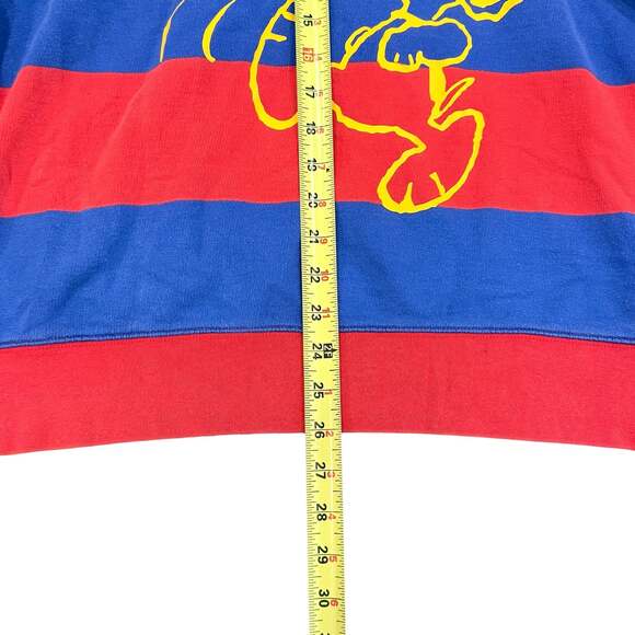 Men’s Levi's x Peanuts Snoopy Soccer Striped Crewneck Sweatshirt Sz M - Picture 7 of 7